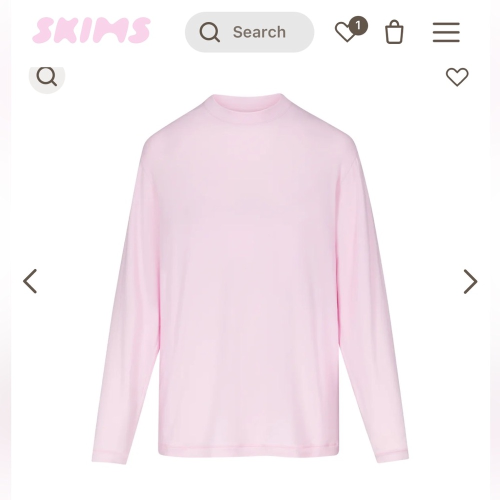 SKIMS- LONG SLEEVE T-SHIRT